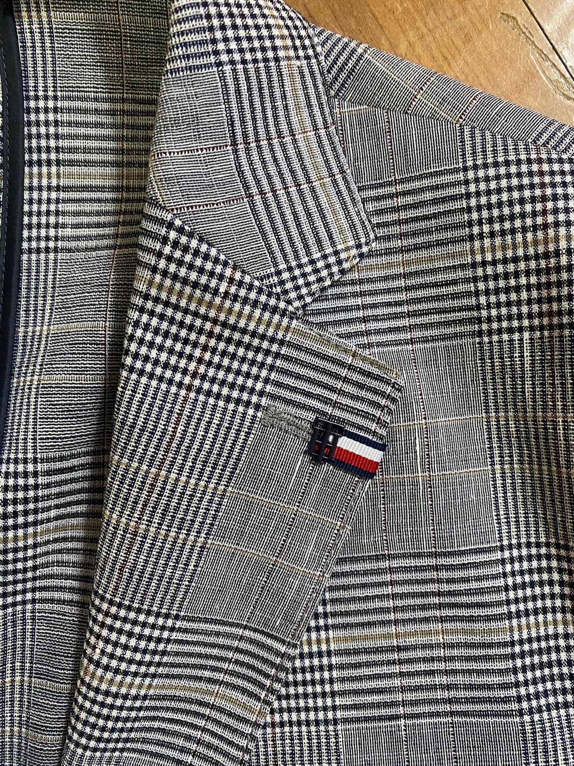 (미착용) 타미힐피거 체크 여름 블레이저 46  (100) 상품이미지2