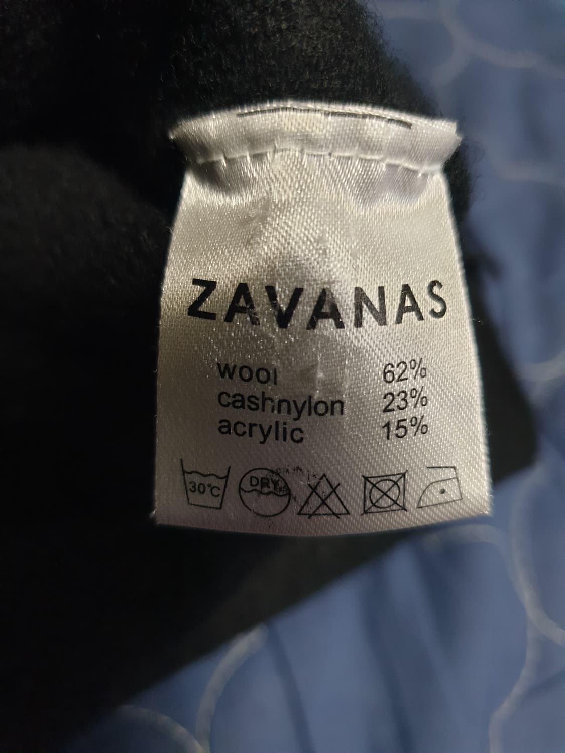 자바나스 캐시나일론 혼방 울 스웨터 블랙 (M) 상품이미지3