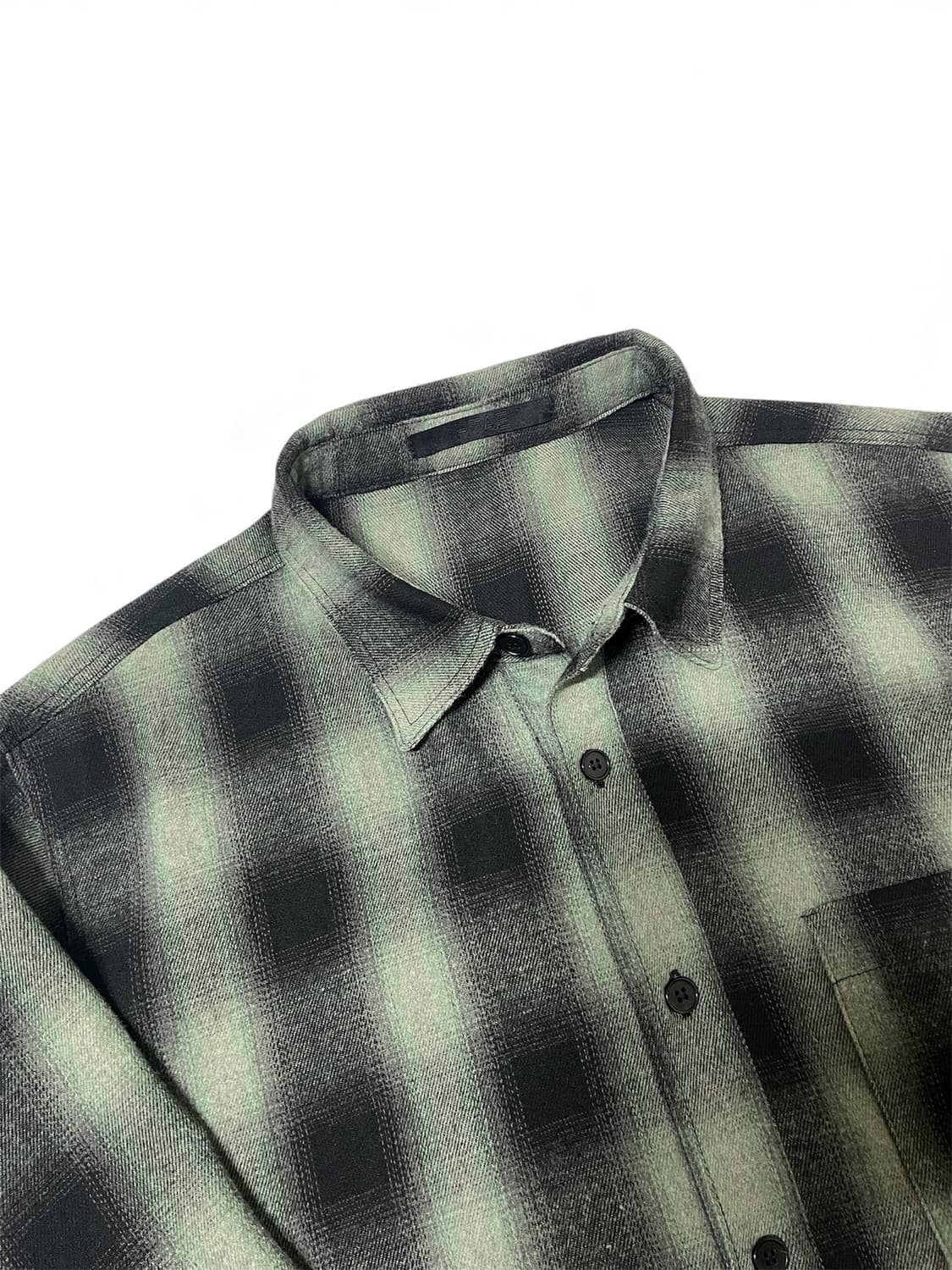 HTAE 80s American Check Shirts Green 3 상품이미지2