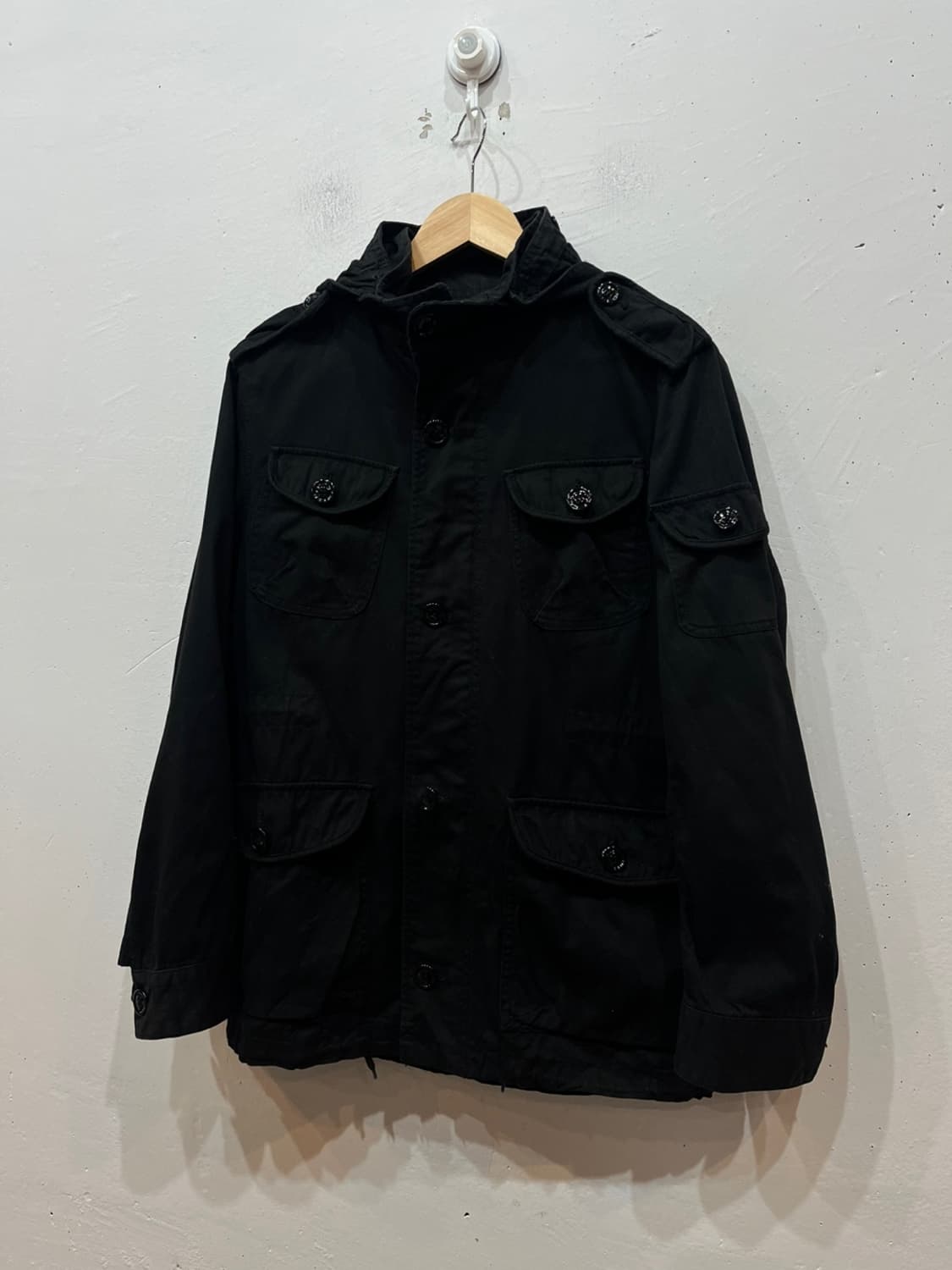 스미스아메리칸 밀리터리 자켓 블랙 M 상품이미지1