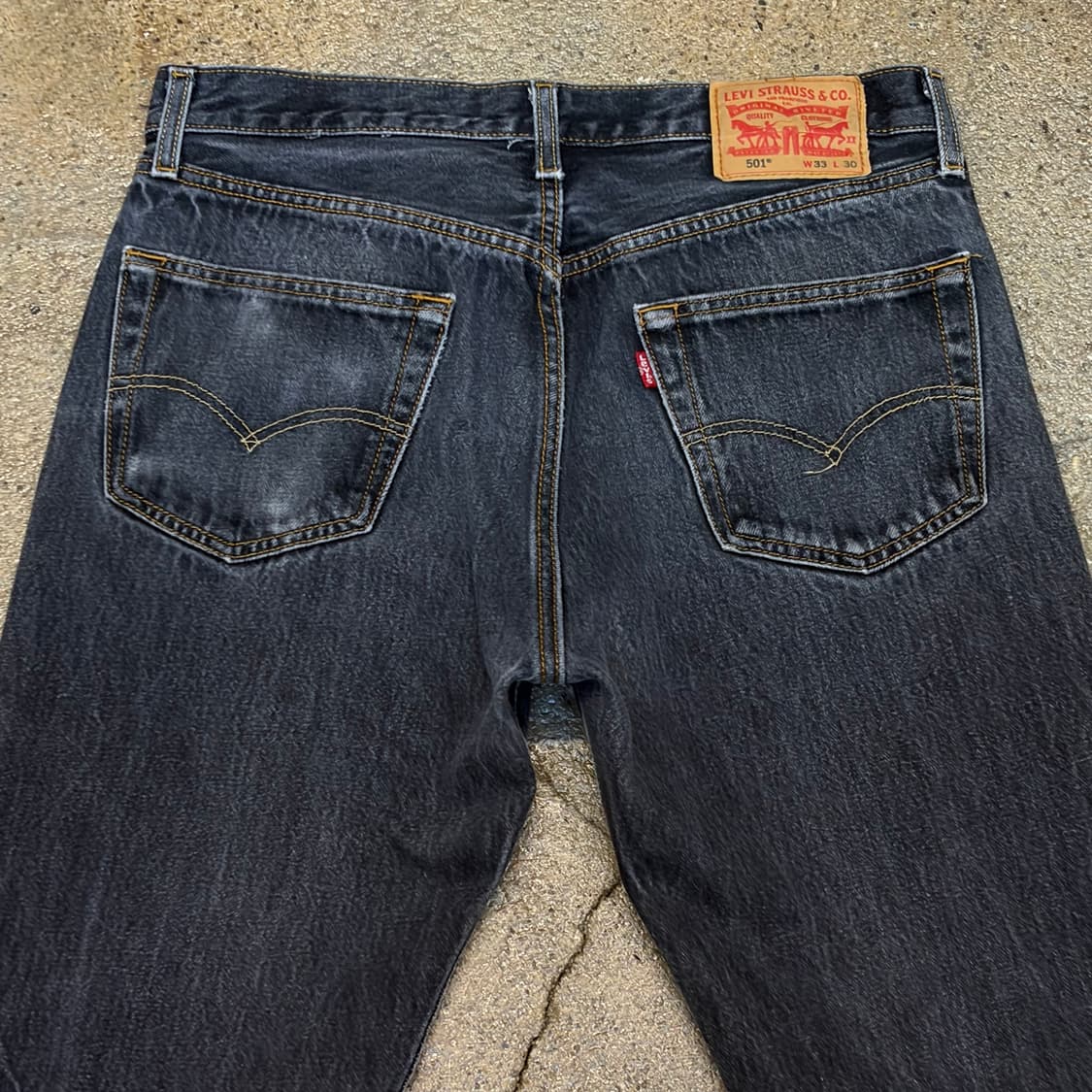 00s 미국 빈티지 리바이스 501 블랙진 청바지 상품이미지7