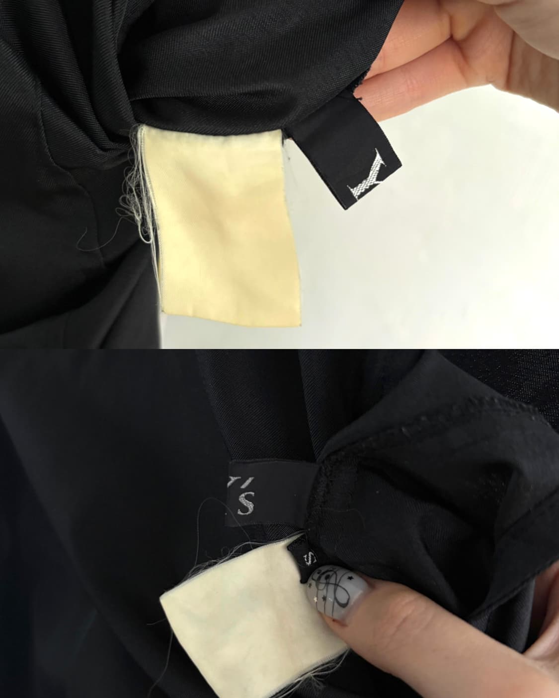 Yohji Yamamoto 요지야마모토 블랙 카라 슬리브리스 롱 원피스 상품이미지8