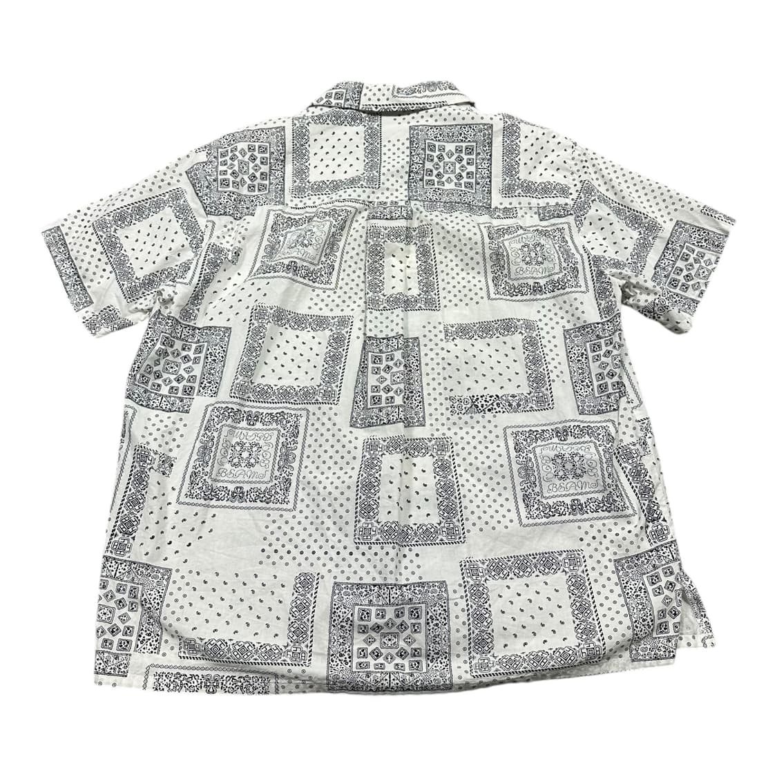 ✨ (바배) 빈티지 반다나 페이즐리 반팔 셔츠  상품이미지2