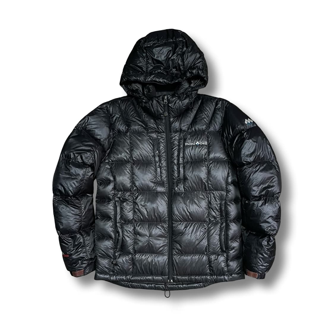 [M] 몽벨 EX1000 경량 다운 패딩 블랙 후드 상품이미지1