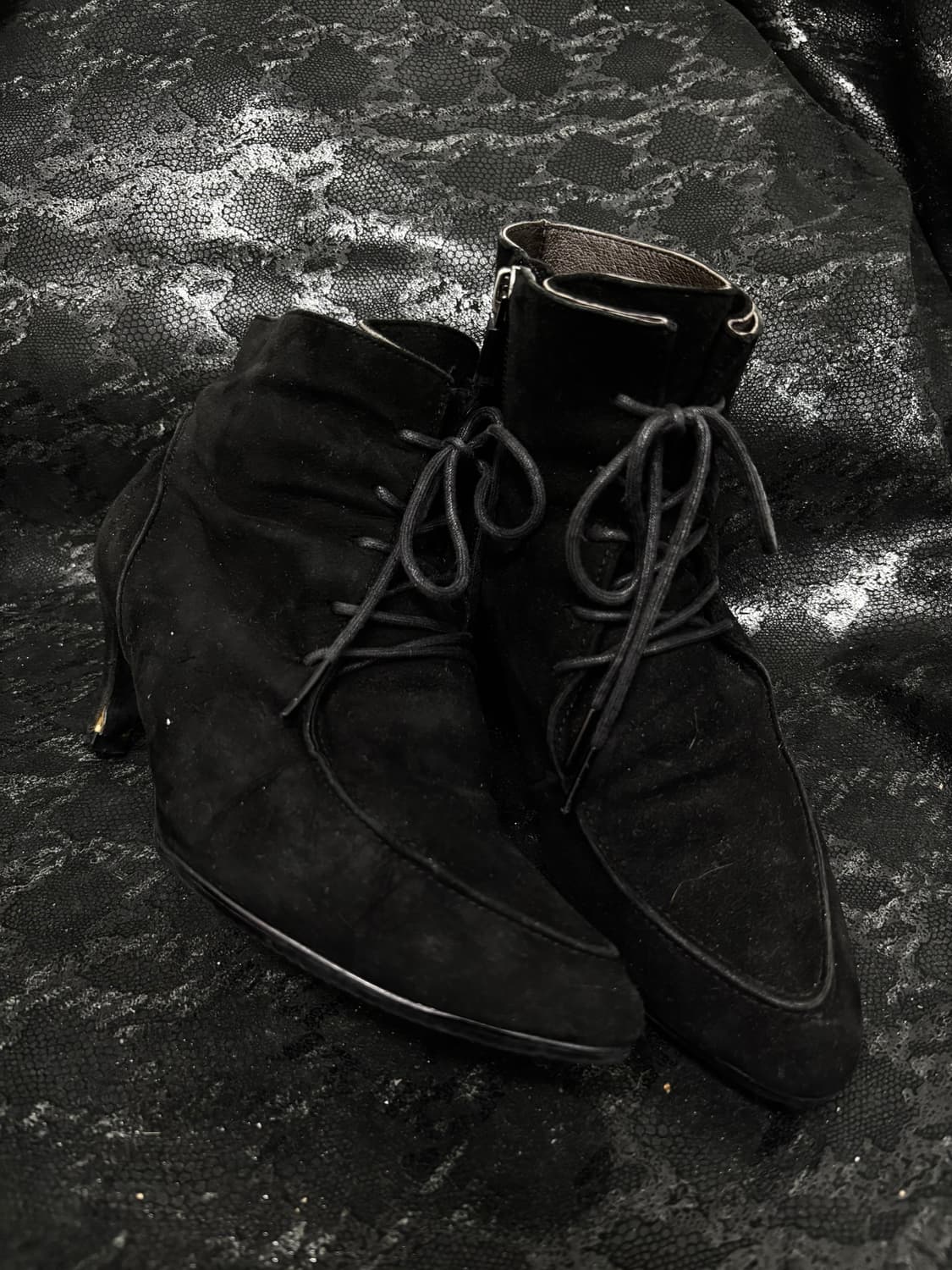 “Vintage” 00’s Mood Suede V Boots 상품이미지2