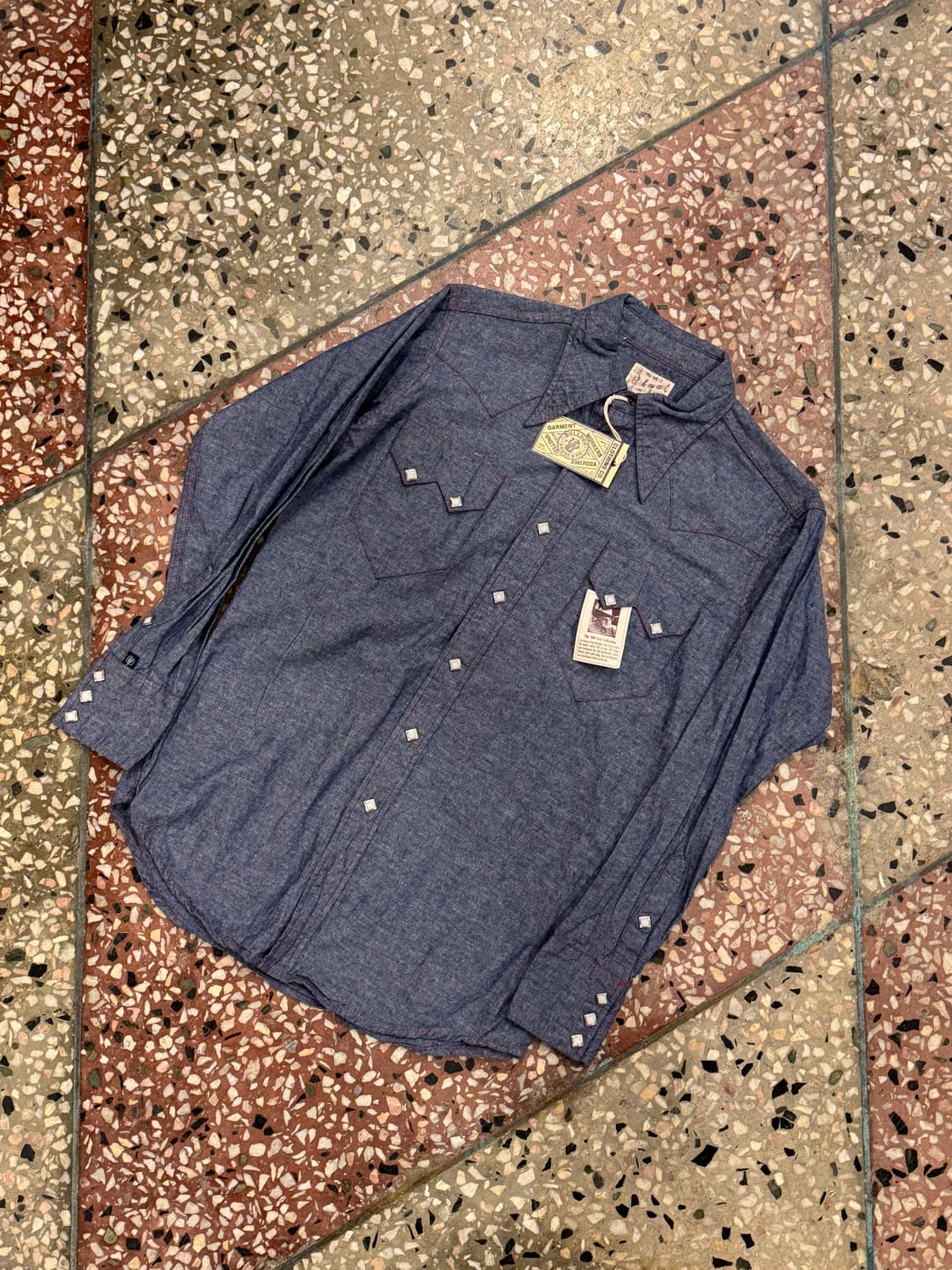 Rockmount 웨스턴 샴브레이셔츠 (M,새상품) 상품이미지2