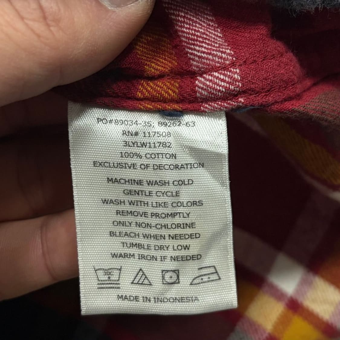 리바이스 체크 셔츠 v1879 상품이미지6