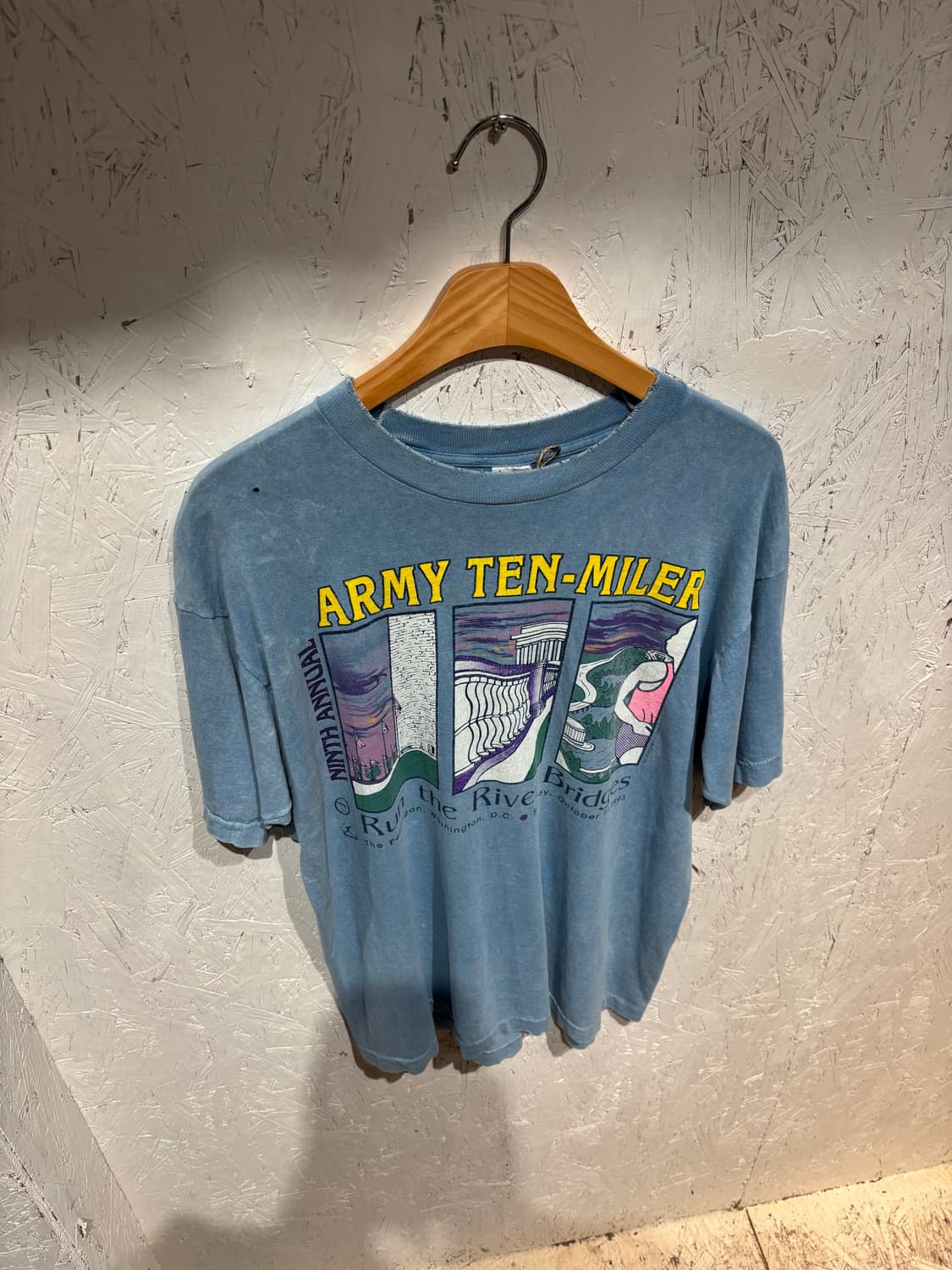 1993’s 아미 텐밀러 마라톤 기념 티셔츠 상품이미지3