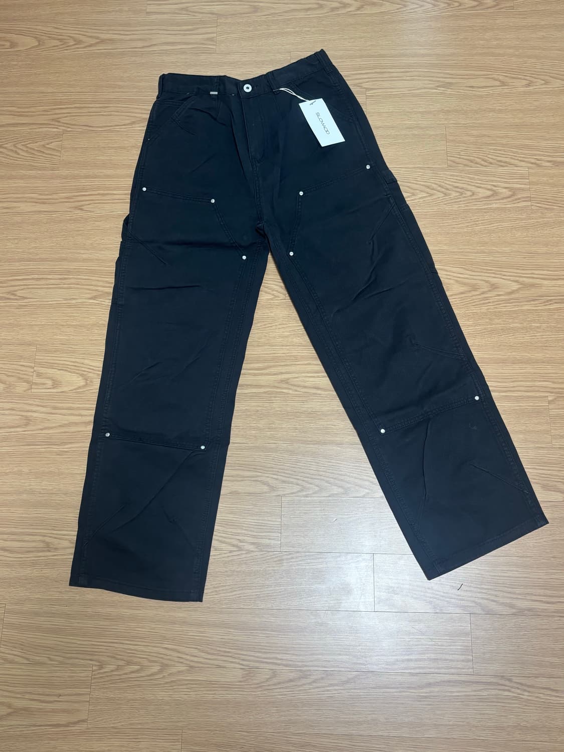 슬로우애시드 더블니 카펜터 팬츠 새옷 (허리 31) 상품이미지2