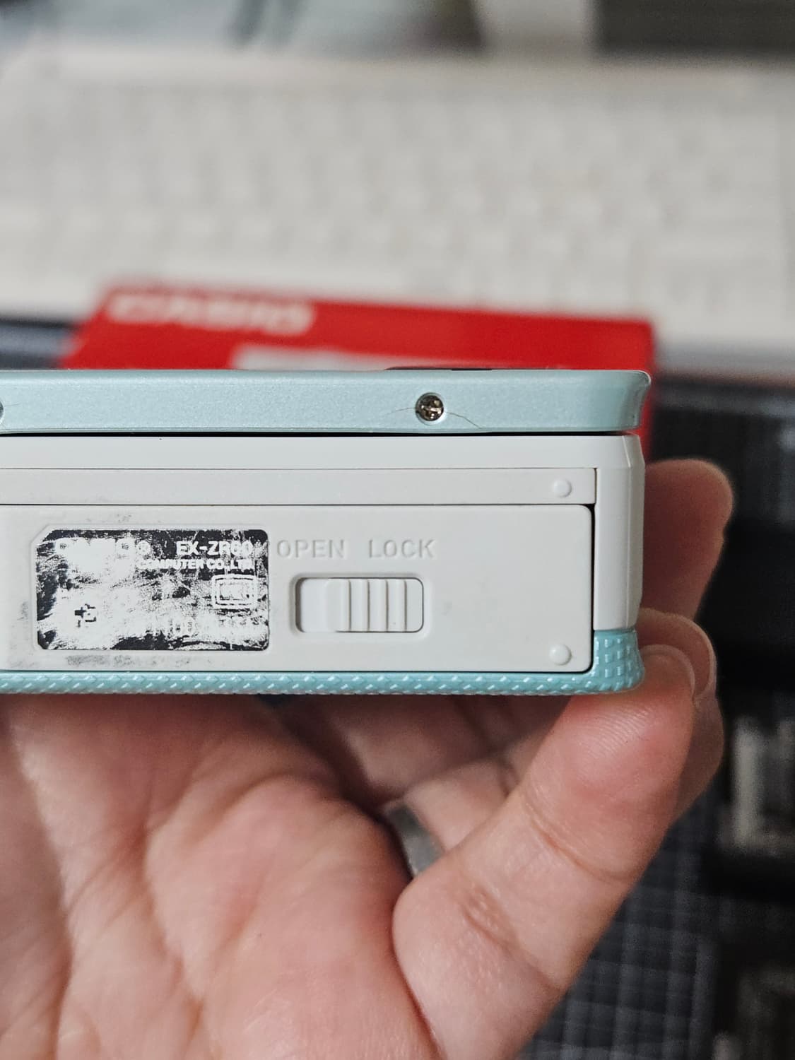 희귀) 카시오 엑슬림 ZR60 민트색 디카 풀박 상품이미지7