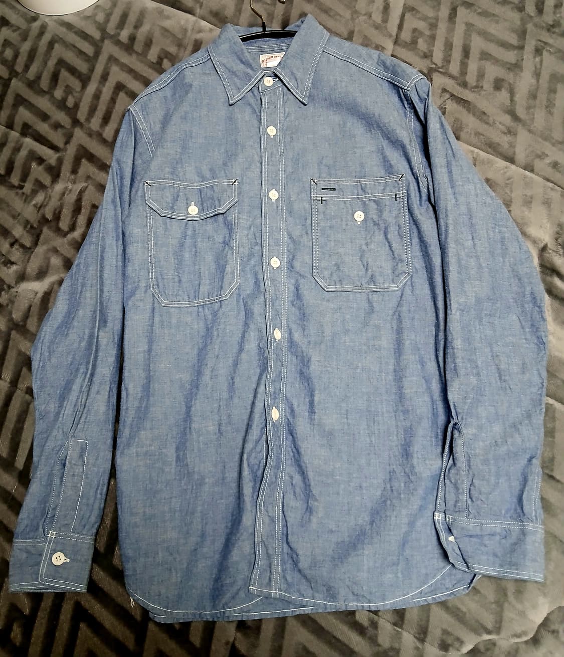 리얼맥코이 조맥코이 샴브레이 셔츠 상품이미지2