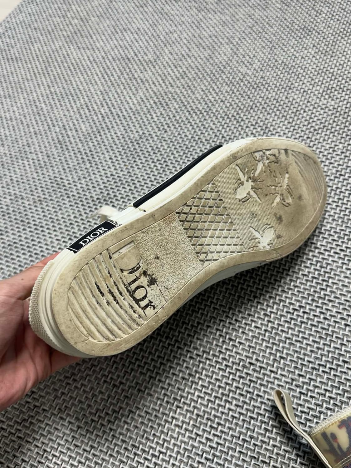 (한정판) 디올 오블리크 스니커즈 하이탑 상품이미지8