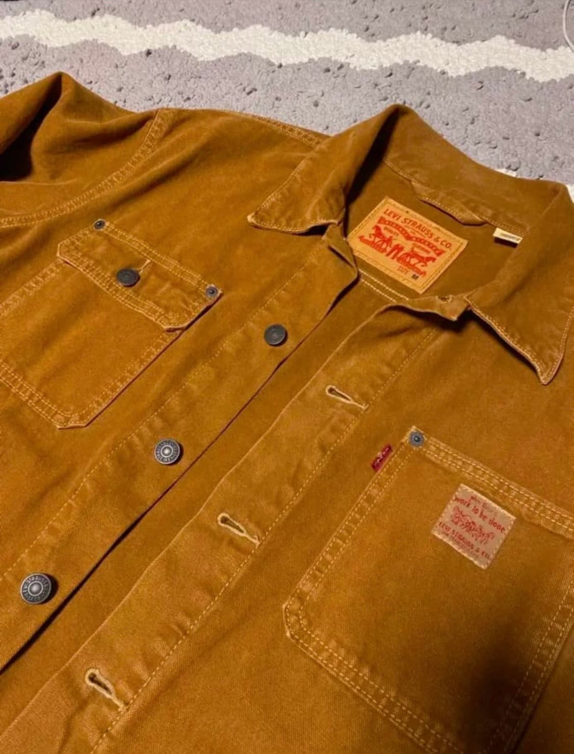 [M] 리바이스 Levis 썬라이즈 트러커 워크자켓 브라운 상품이미지2