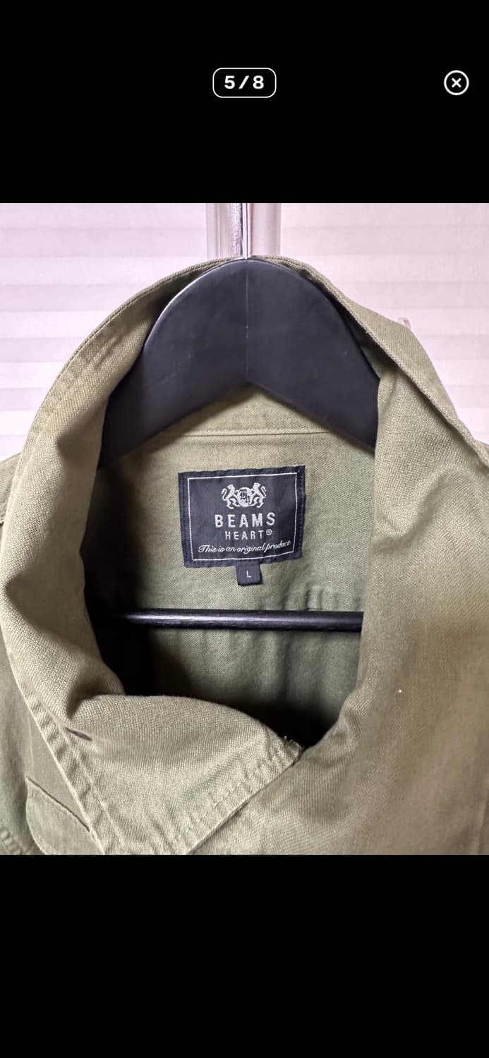 BEAMS HEART Military Shirt Jacket 상품이미지5