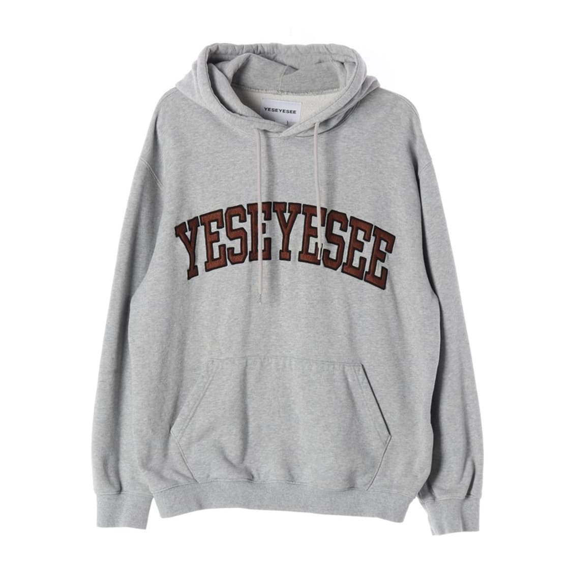 YESEYESEE 아치 로고 후드티 헤더 그레이 L 상품이미지1