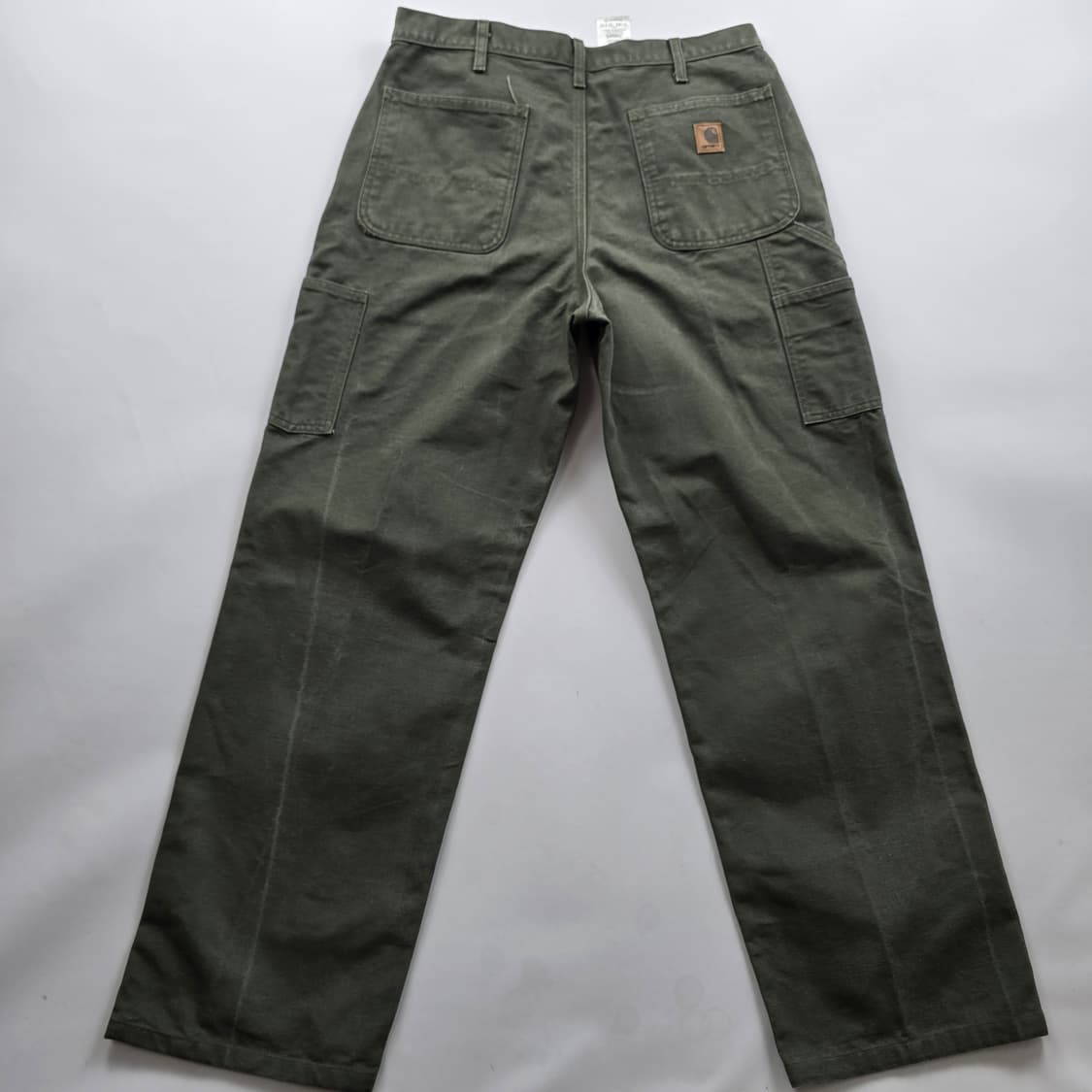 칼하트 카펜터 헤비 덩가리 카키색 사이즈33 R3481 상품이미지1