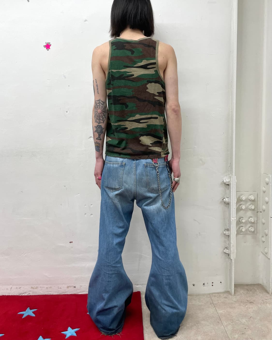 Basic camouflage sleeveless 상품이미지4