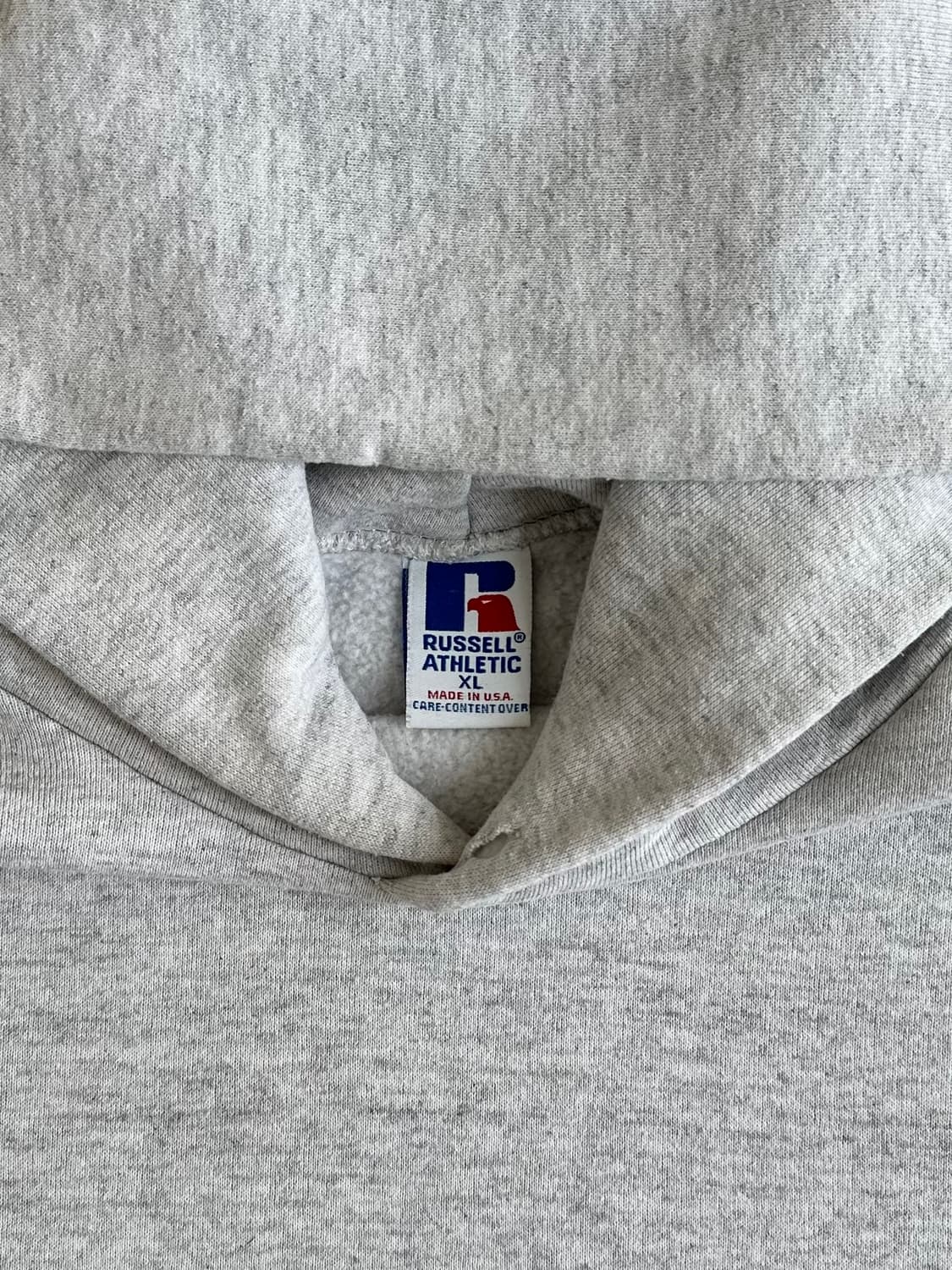 90s 빈티지 러셀 후드 밝은그레이 XL USA 상품이미지6