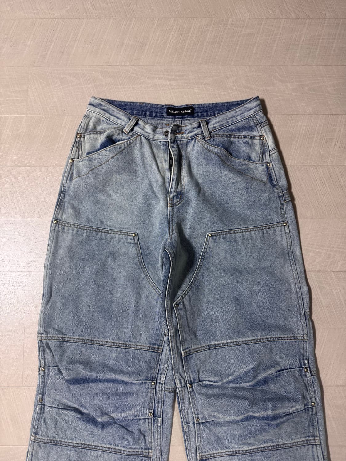 베이컨트아카이브 바논 카펜터 데님 라이트블루 M 상품이미지3