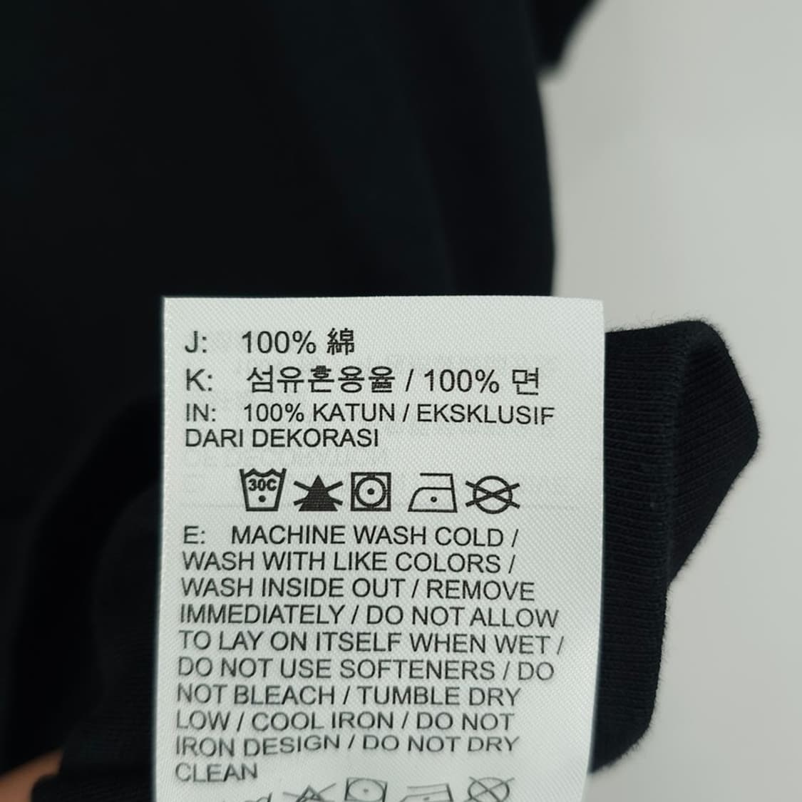 [나이키] 그래픽 프린팅 오버핏 반팔티 블랙 M20868 상품이미지9