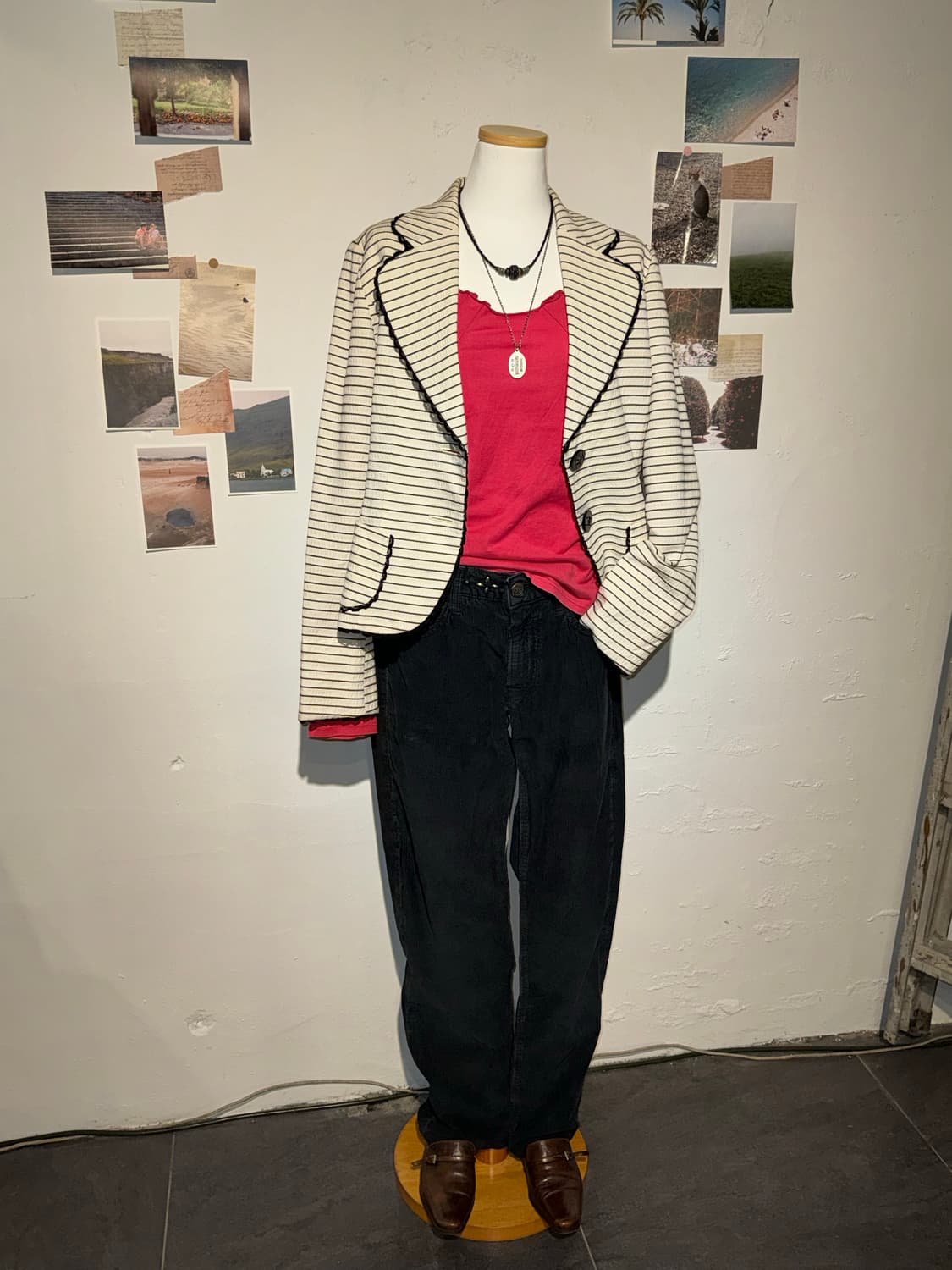 스트라이프 자켓 상품이미지2