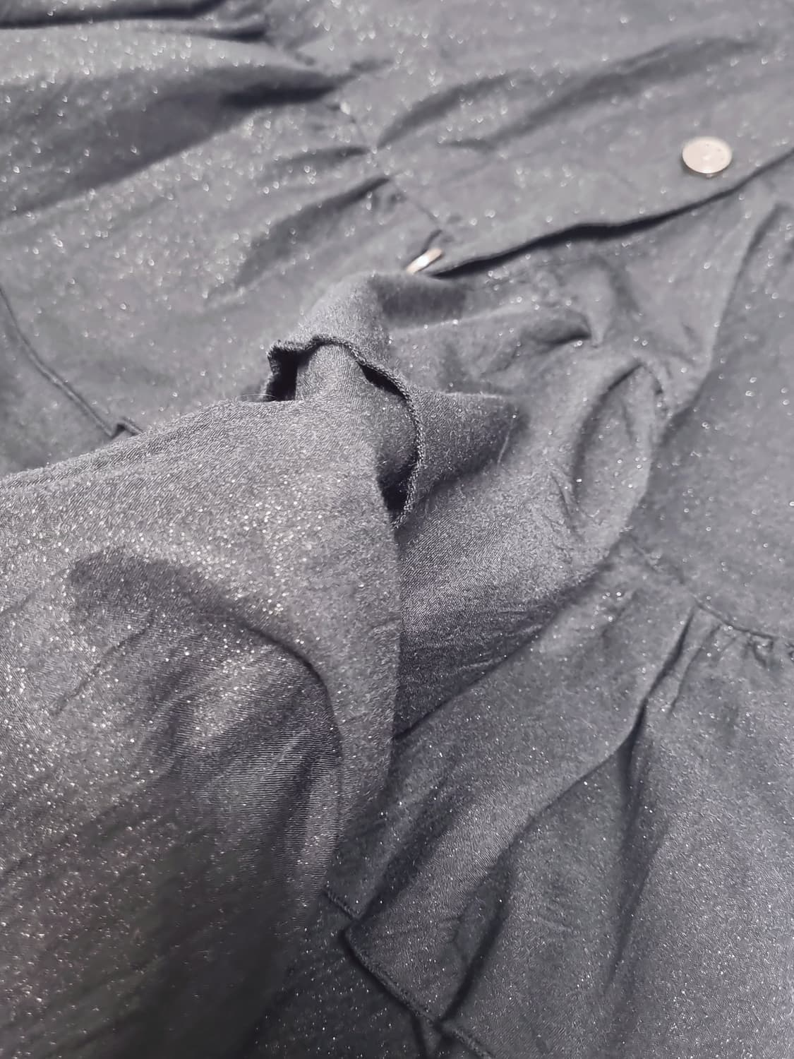 일본 빈티지 일브 블랙 셔링 프릴 원피스 로리타 상품이미지6