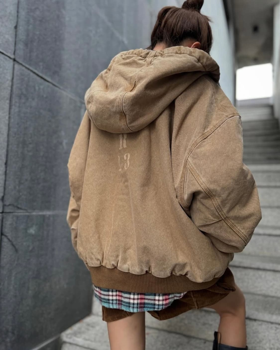 R13 에크루 워크자켓 XS/S 상품이미지6