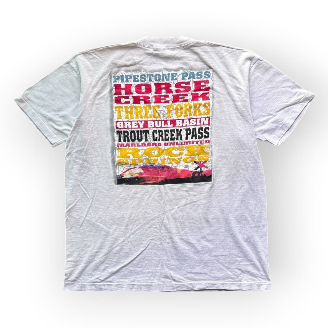 XL)90's 말보로 언리미티드 포켓 티셔츠 상품이미지4