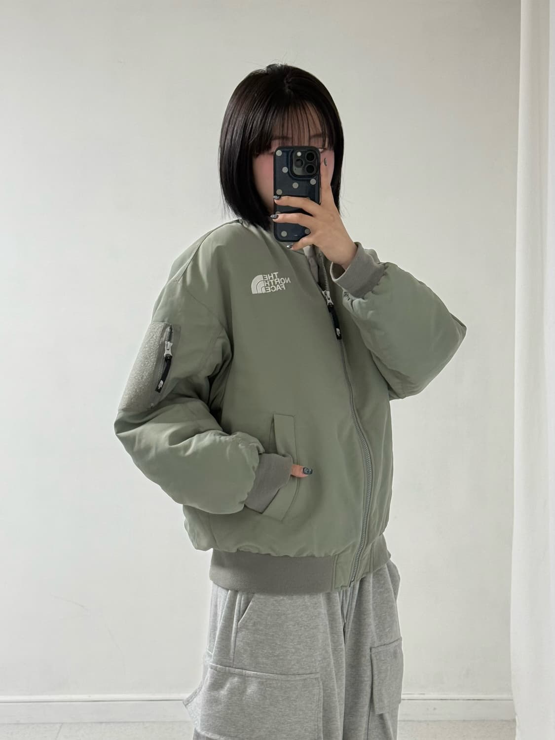 노스페이스 하이든 ex 히트 봄버자켓 상품이미지3