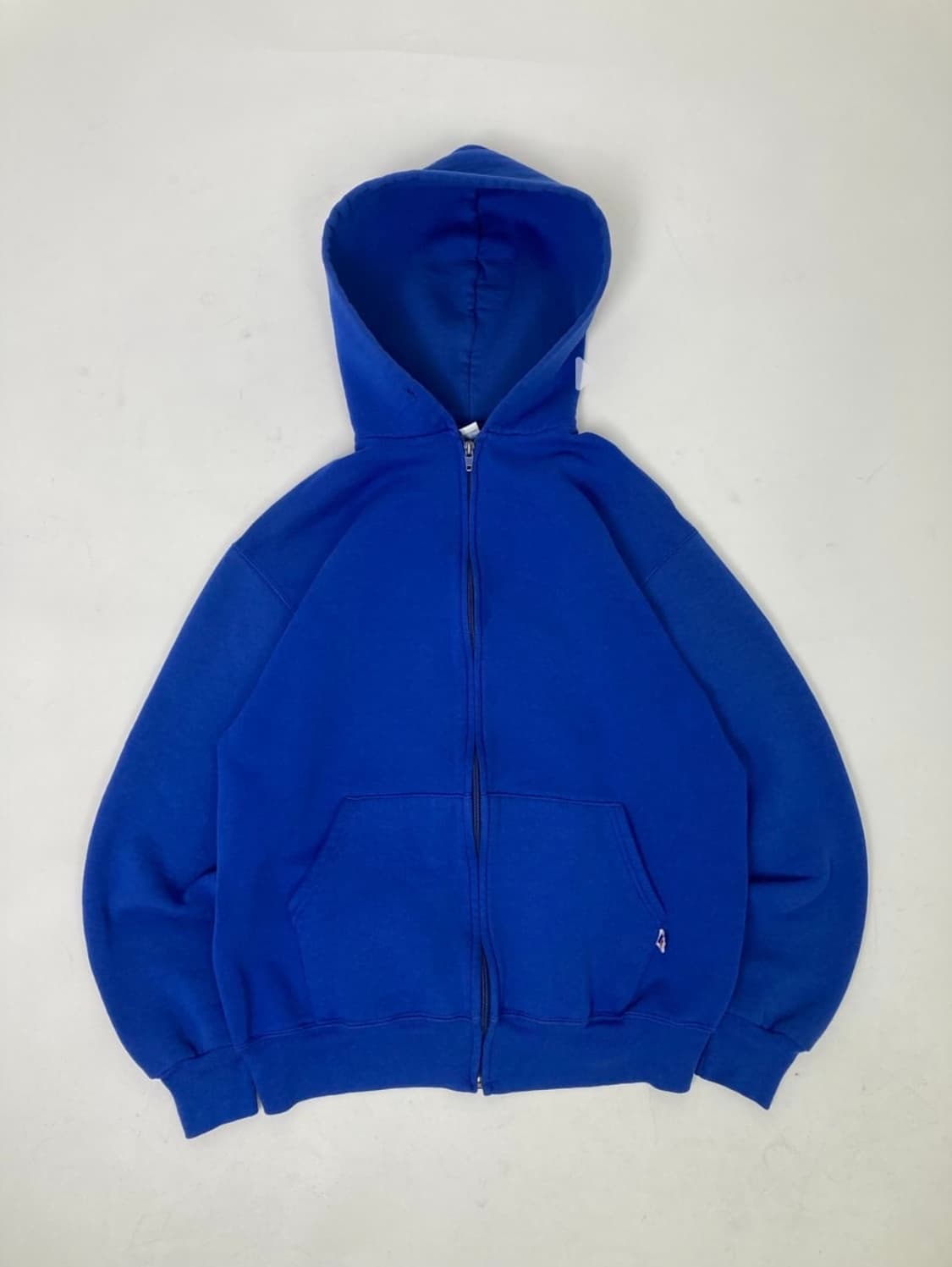 90s Russell Zip Up Hoodie (blue) 상품이미지1