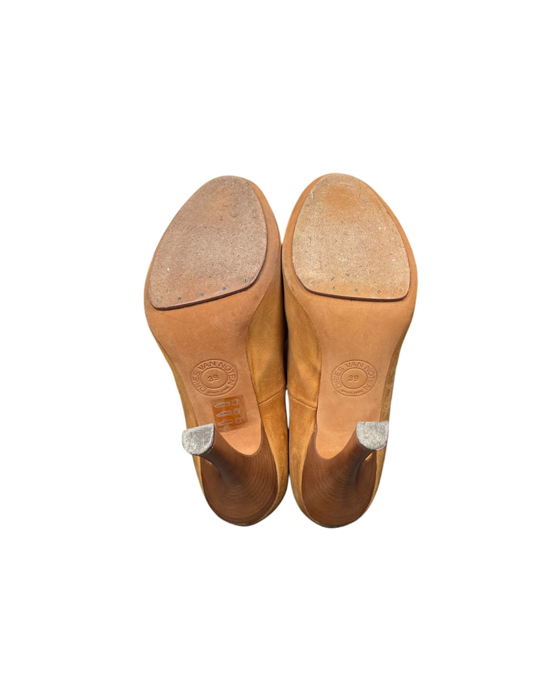 드리스 반 노튼 레드 토 스웨이드 힐 상품이미지8