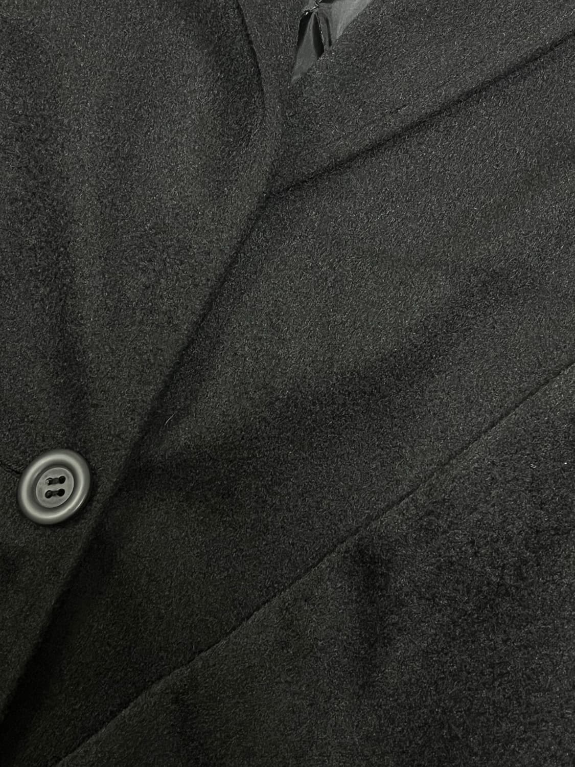 빈티지 블랙  세미 롱코트 상품이미지2