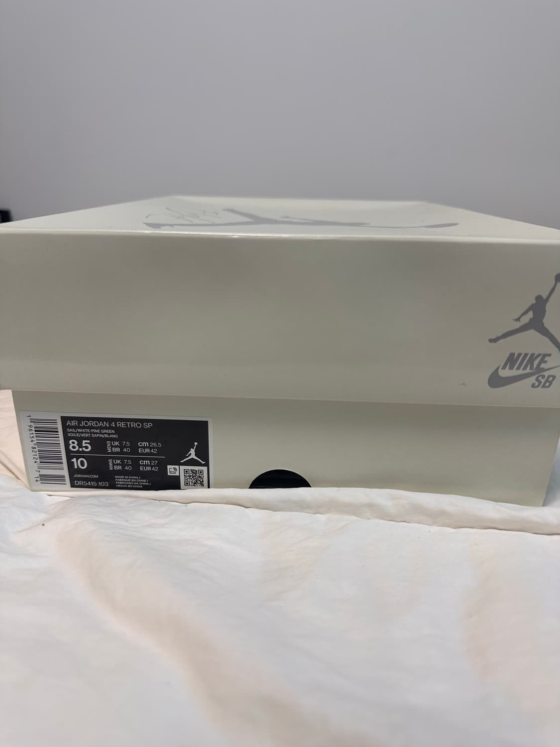 조던4 SB 파인 그린 265 상품이미지5