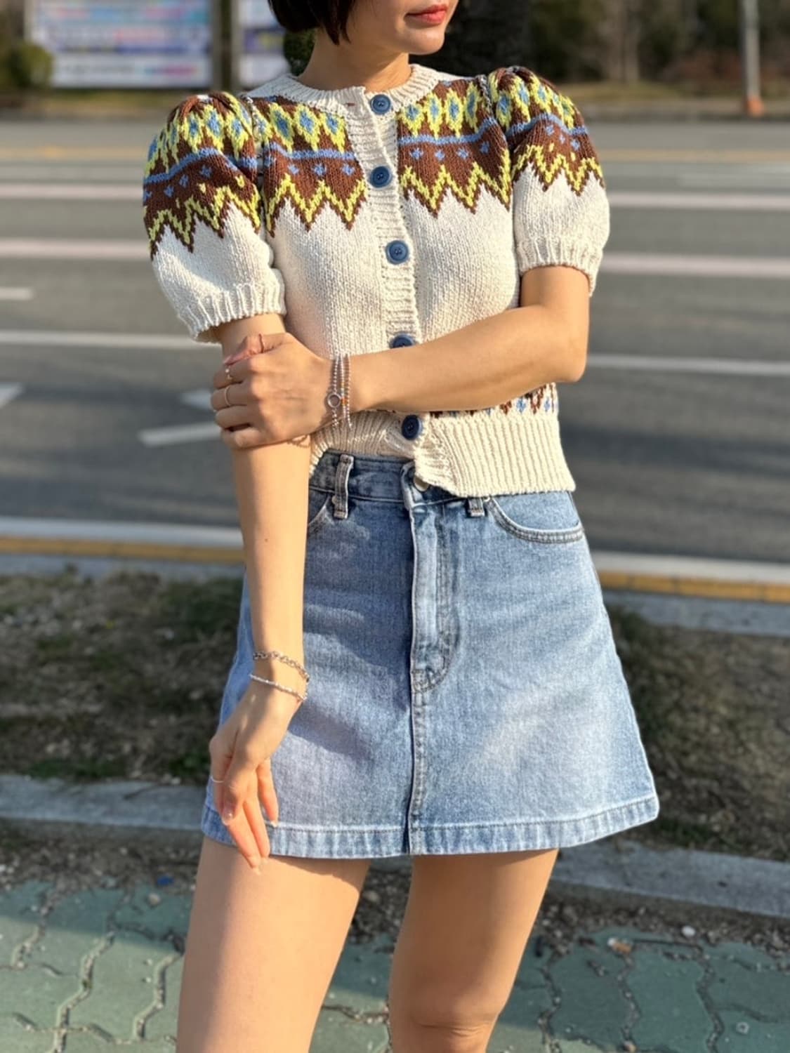 tara by motion 타라바이모션 크로셰 니트가디건 상품이미지9