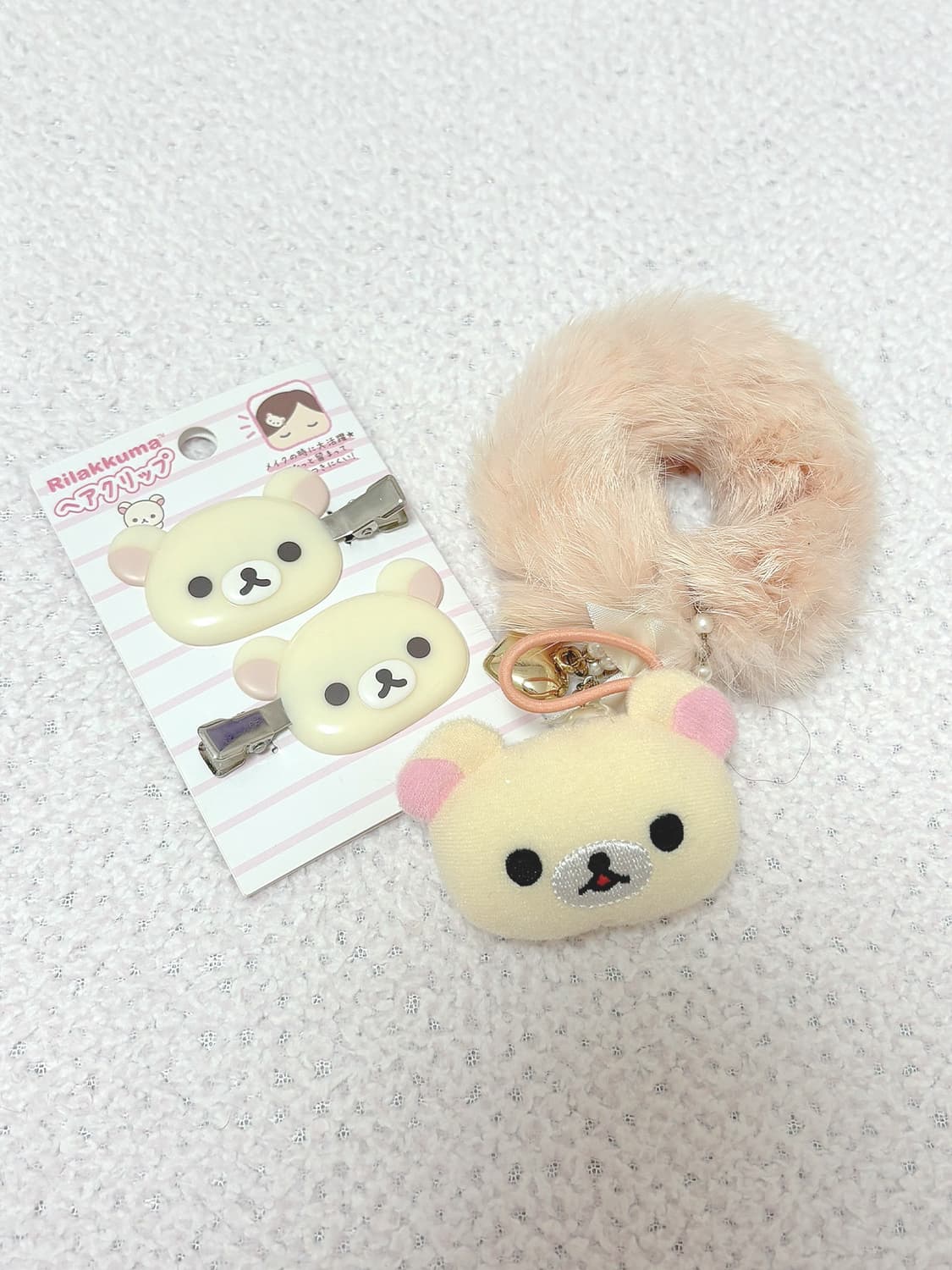 리즈리사 코랄 슈슈 코리락쿠마 헤어핀 라떼갸루 히메갸루 헤어모음 상품이미지1