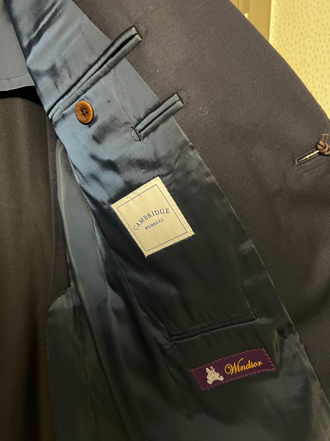 캠브리지 멤버스 남성 다크 네이비 정장 상품이미지3
