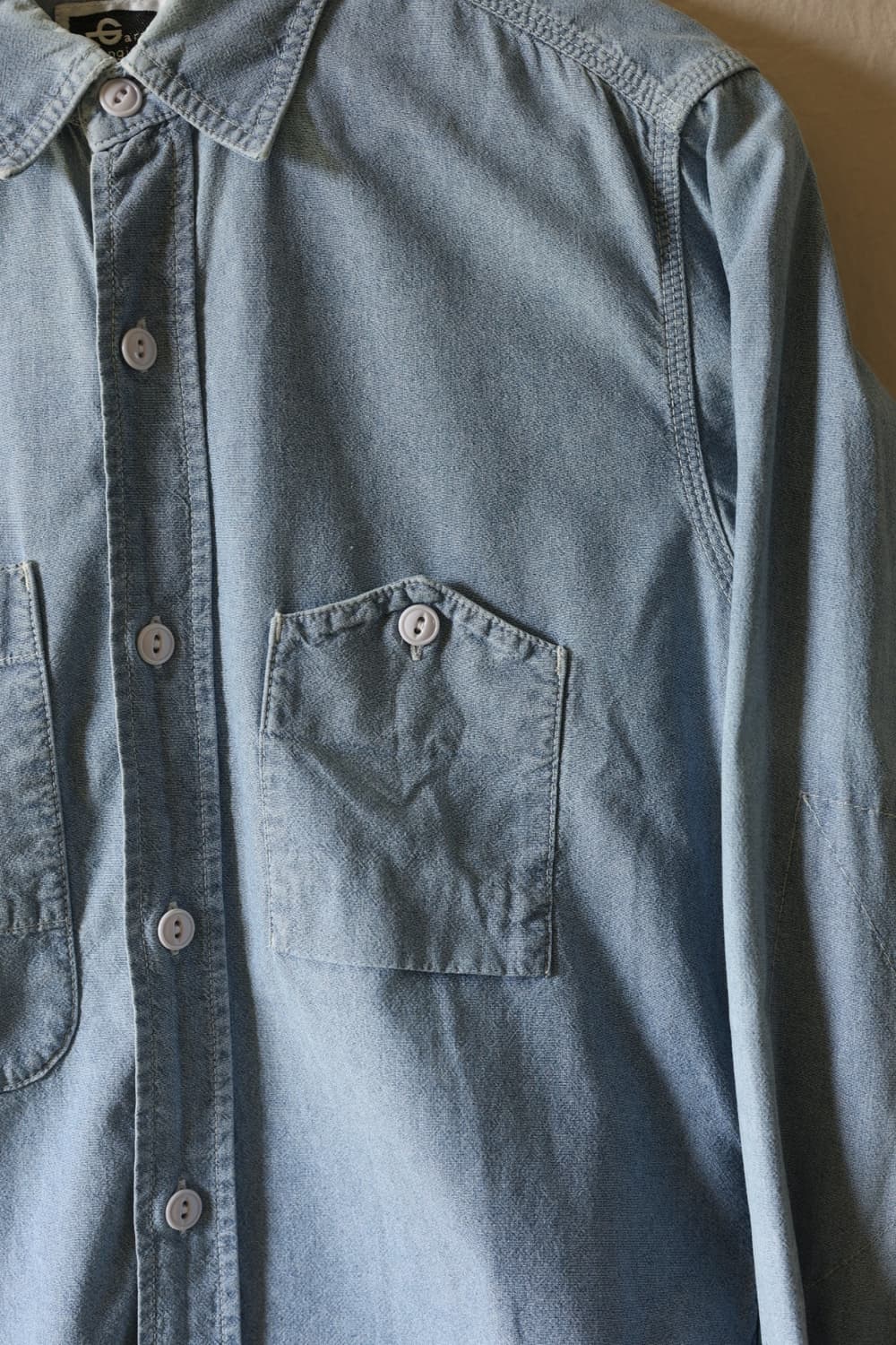 엔지니어드가먼츠 올드라벨 샴브레이 셔츠S 상품이미지6