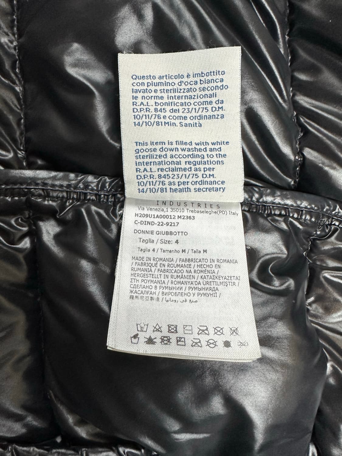 [4] 백화점판 정품 22FW 몽클레어 x 프라그먼트 도니 쇼트다운 패딩 상품이미지8