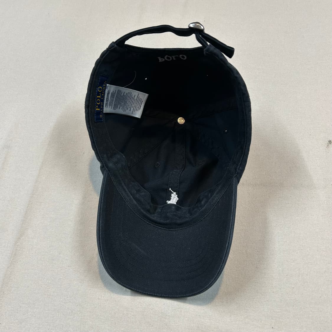 Free) 폴로 랄프로렌 블랙 볼캡 모자 상품이미지7