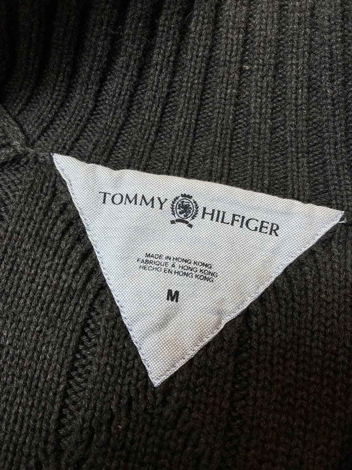 타미힐피거 00's 월계 꽈배기 니트 가디건 PN6376 상품이미지6