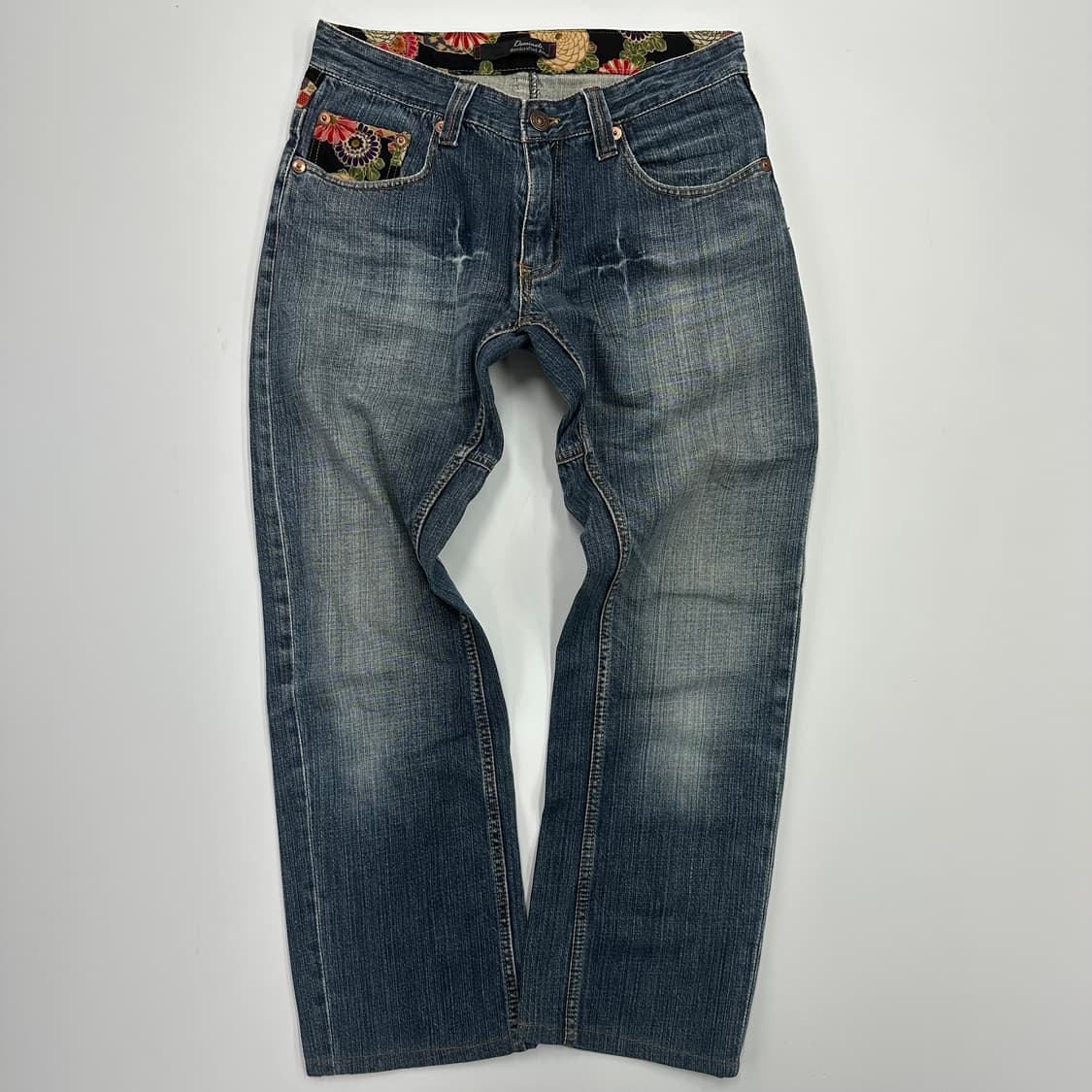 Oriental flower denim pants 상품이미지4