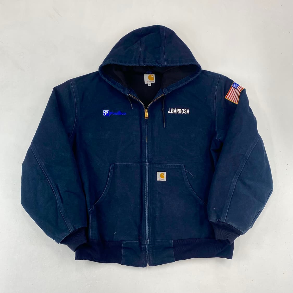 칼하트 J131 네이비 샌드스톤 엑티브 워크 자켓 (108) 상품이미지1