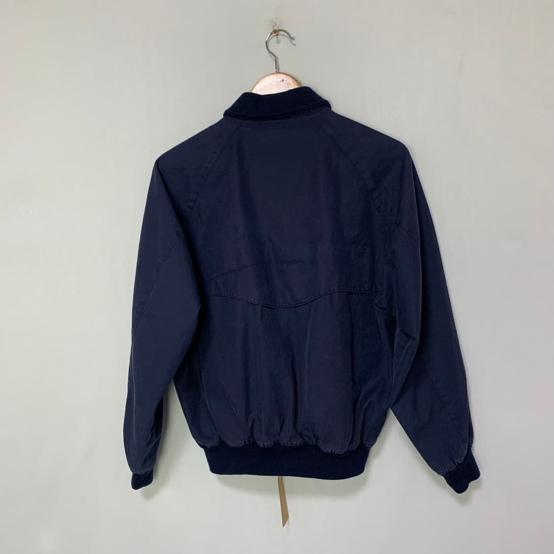 버버리 빈티지 네이비 블루종 점퍼 안감 체크 여성 M 상품이미지7