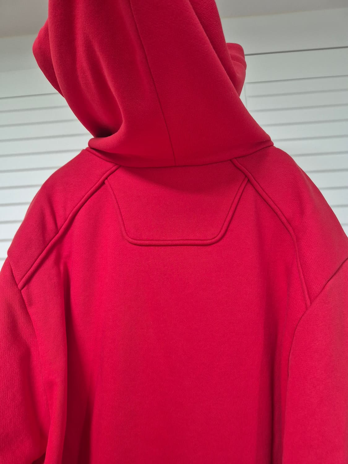 (S/105)준지 SS20 오버사이즈 레드 후드티 상품이미지3