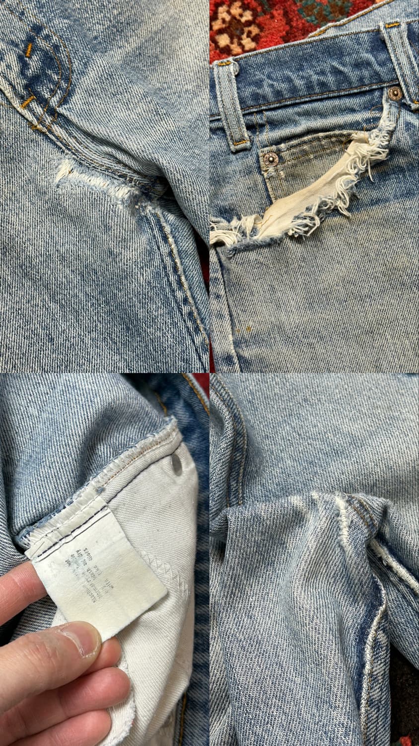 80’s USA Made 빈티지 리바이스 517 오렌지탭 부츠컷 상품이미지9