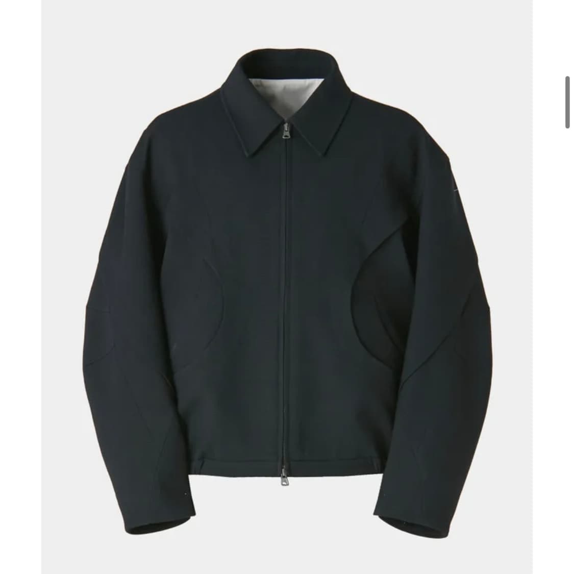 쿠어 (coor) 트위스트 패널드 블루종 점퍼 (워시드블랙) 상품이미지2