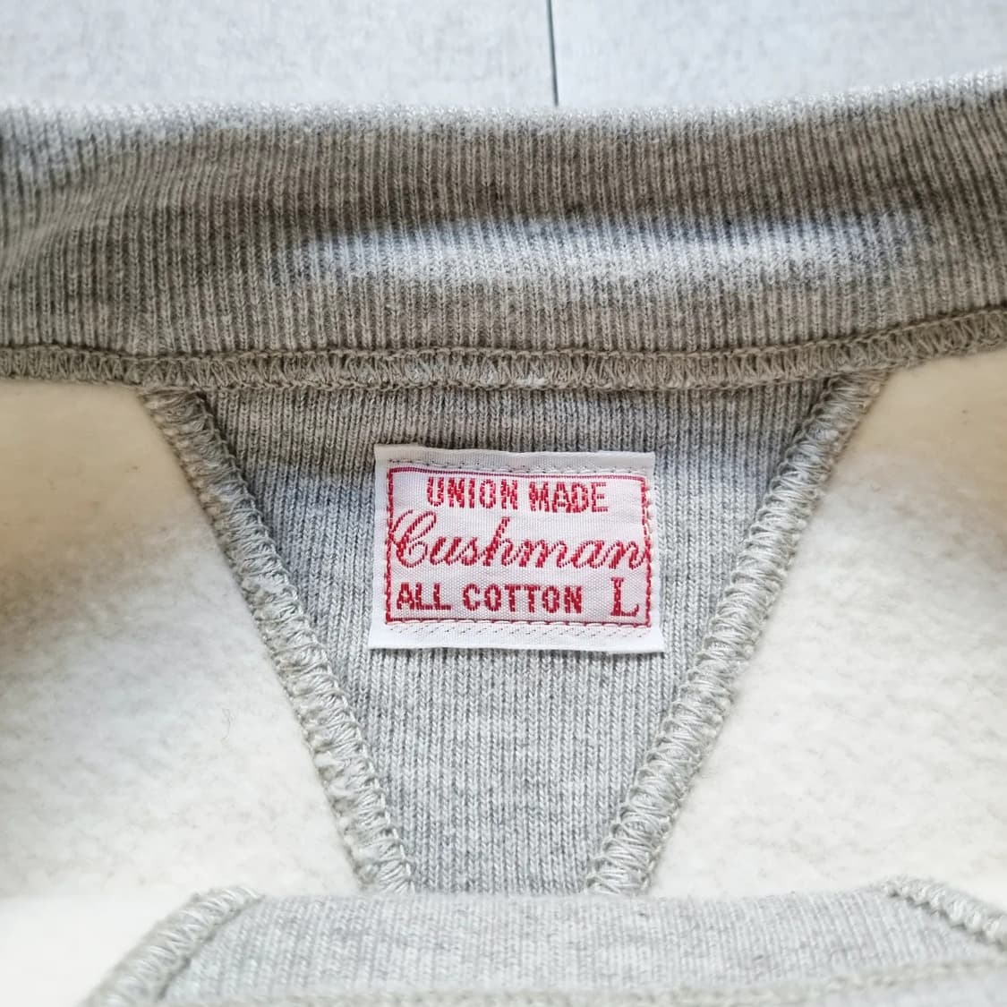 쿠쉬맨 Plane Two Tone Sweatshirt L sz 미사용품 상품이미지4