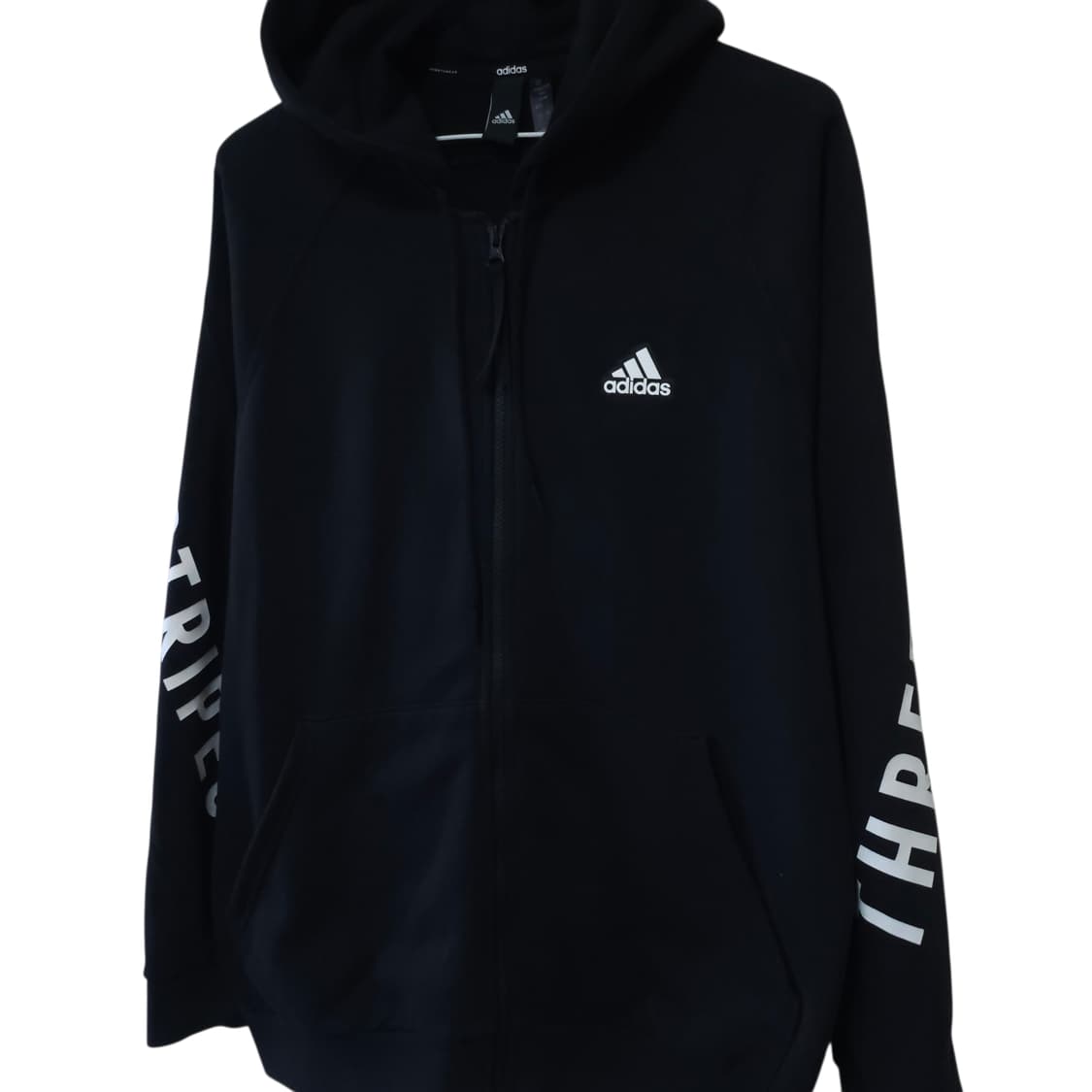 아디다스 후드집업 블랙 95-100 트레이닝 상품이미지4