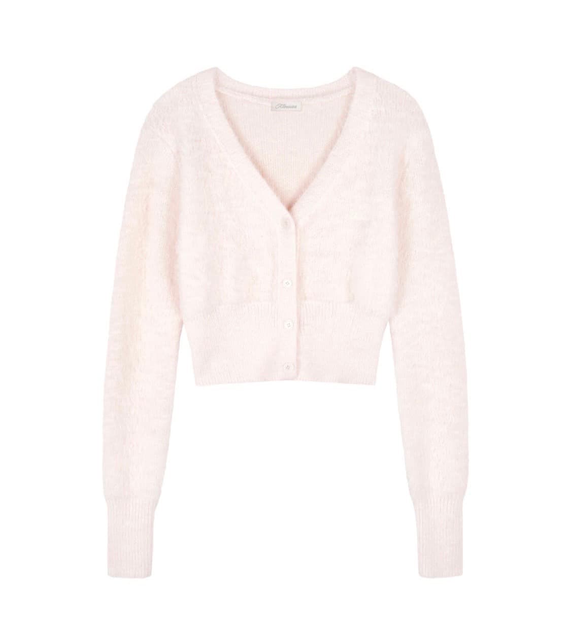 클리시어 코튼캔디 브이넥 가디건 상품이미지1