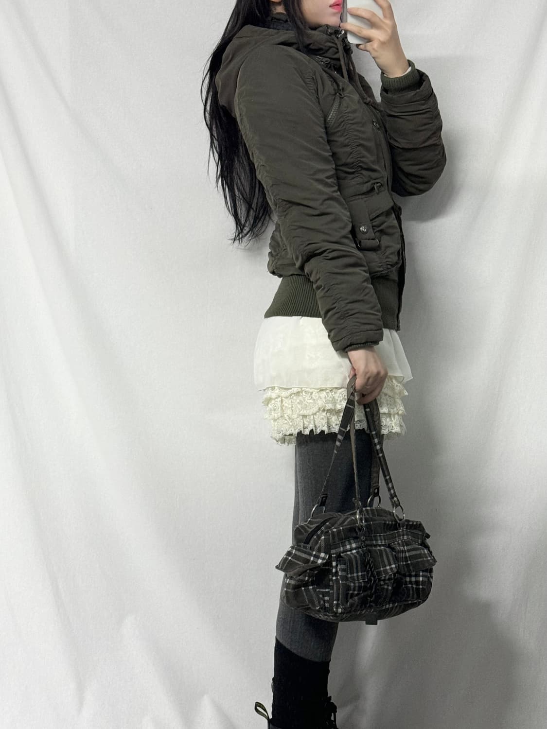 와이투케이 유틸리티 포켓 셔링 푸퍼 자켓 상품이미지6